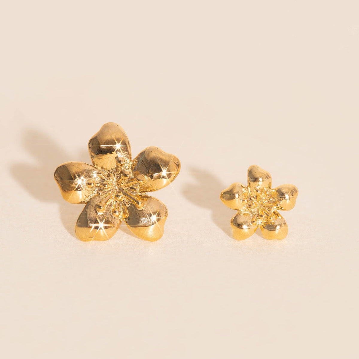 Mini Hibiscus Stud Earrings