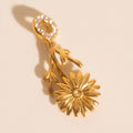 April Daisy Birth Flower Necklace Charm 2