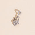April Daisy Birth Flower Necklace Charm 5