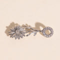 April Daisy Birth Flower Necklace Charm 6