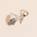 January Carnation Birth Flower Necklace Charm 6
