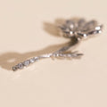 October Cosmos Birth Flower Necklace Charm 6