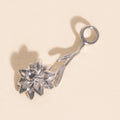 December Narcissus Birth Flower Necklace Charm 6