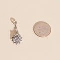 December Narcissus Birth Flower Necklace Charm 9