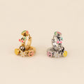 Groovy 3D Huggie Hoop Earrings 6