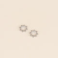 Crystal Sun Chunky Huggie Hoop Charms 4