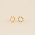 Crystal Sun Chunky Huggie Hoop Charms 6