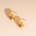 Chunky Teardrop Stud Earrings - Image 1