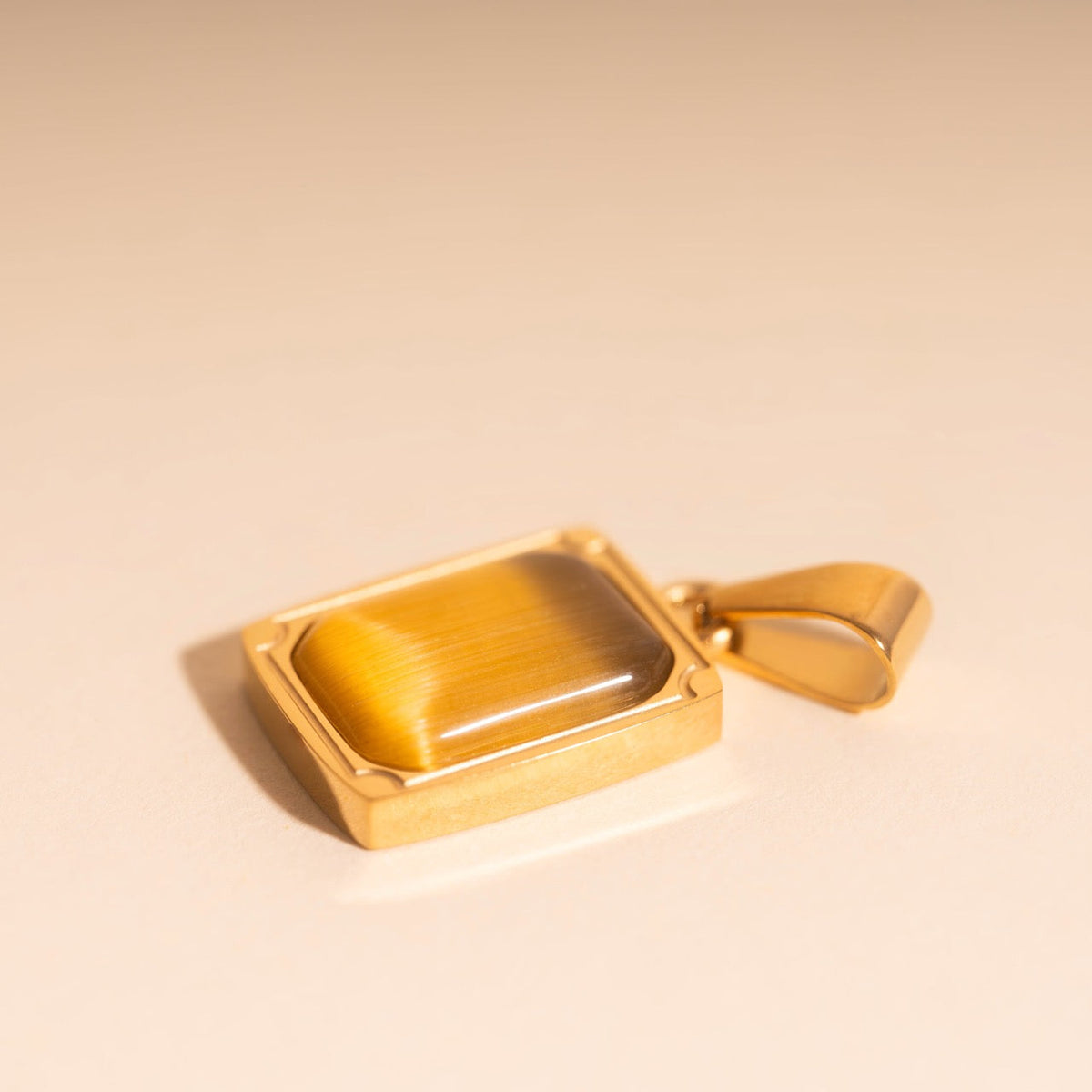Golden Ember Necklace Charm