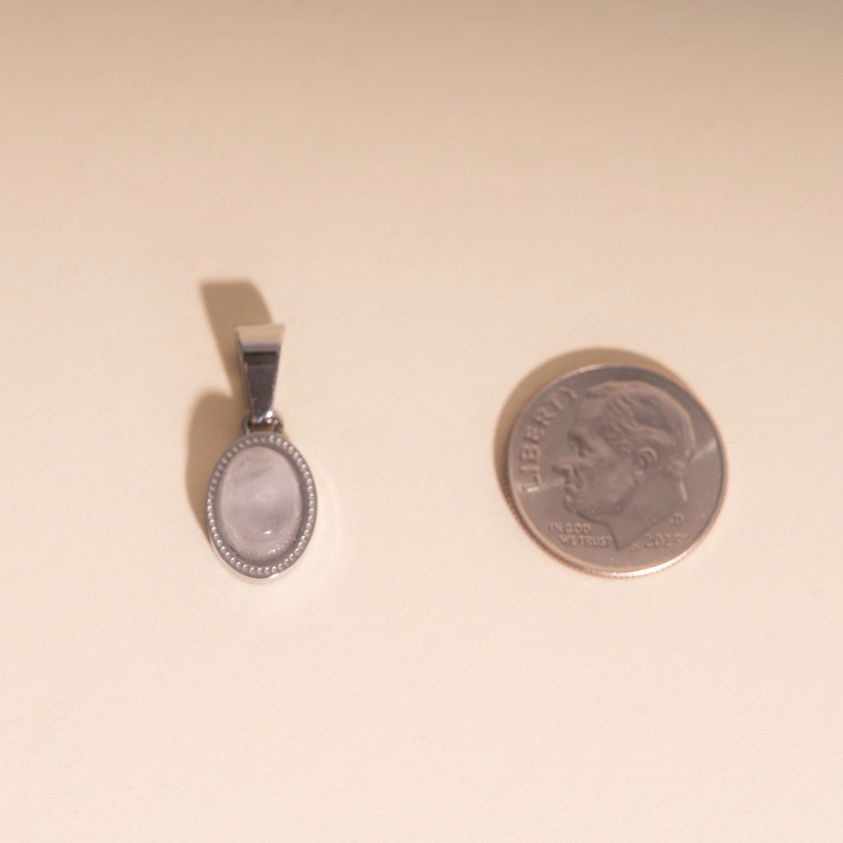Dawn to Dusk Oval Necklace Charm