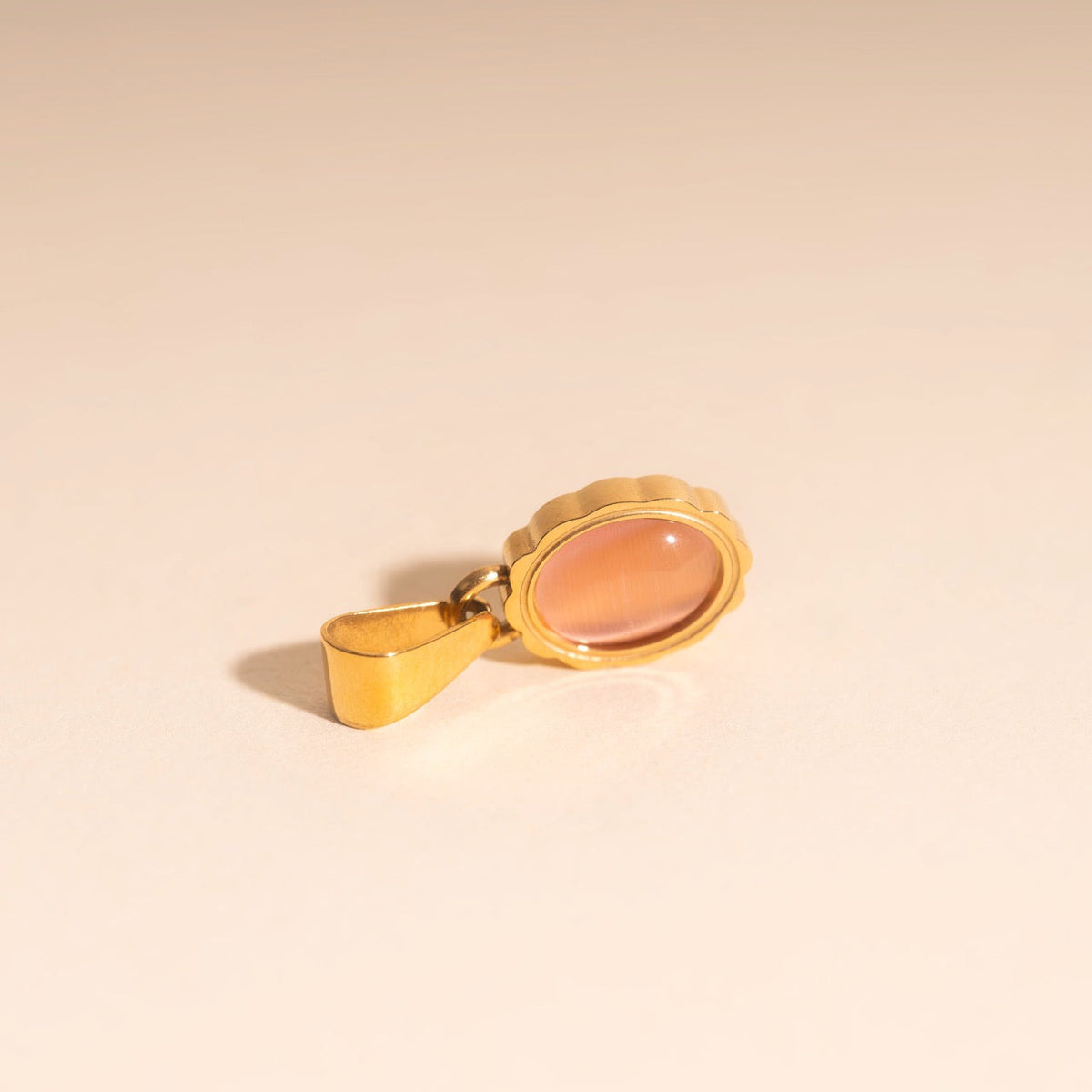 Haze Oval Necklace Charm
