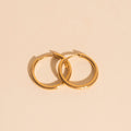 Titanium Circle Rounded Huggie Hoop Earrings - FeatherTUFF™ 4