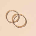 Titanium Circle Rounded Huggie Hoop Earrings - FeatherTUFF™ 8