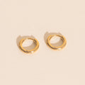 Mini Rounded Huggie Hoop Earrings 4