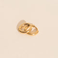 Mini Rounded Huggie Hoop Earrings 8