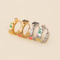 NYC 3D Huggie Hoop Earrings 8