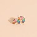 Pastel Rainbow Stud Earrings - Image 4