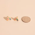 Pastel Rainbow Stud Earrings - Image 7
