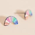Pastel Rainbow Stud Earrings - Image 5