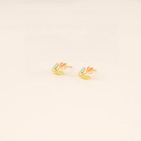 Pastel Flower Stud Earrings