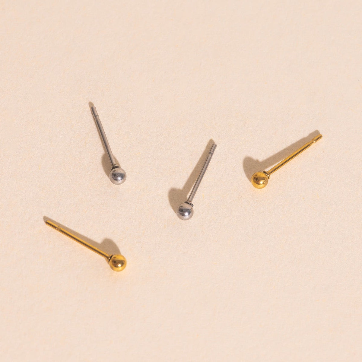 Tiny Ball Stud Earrings