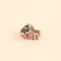 Striped Super Chunky Huggie Hoop Earrings 5