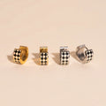 Argyle Super Chunky Huggie Hoop Earrings 5