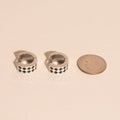 Argyle Super Chunky Huggie Hoop Earrings 6