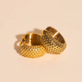 Party Super Chunky Huggie Hoop Earrings 1