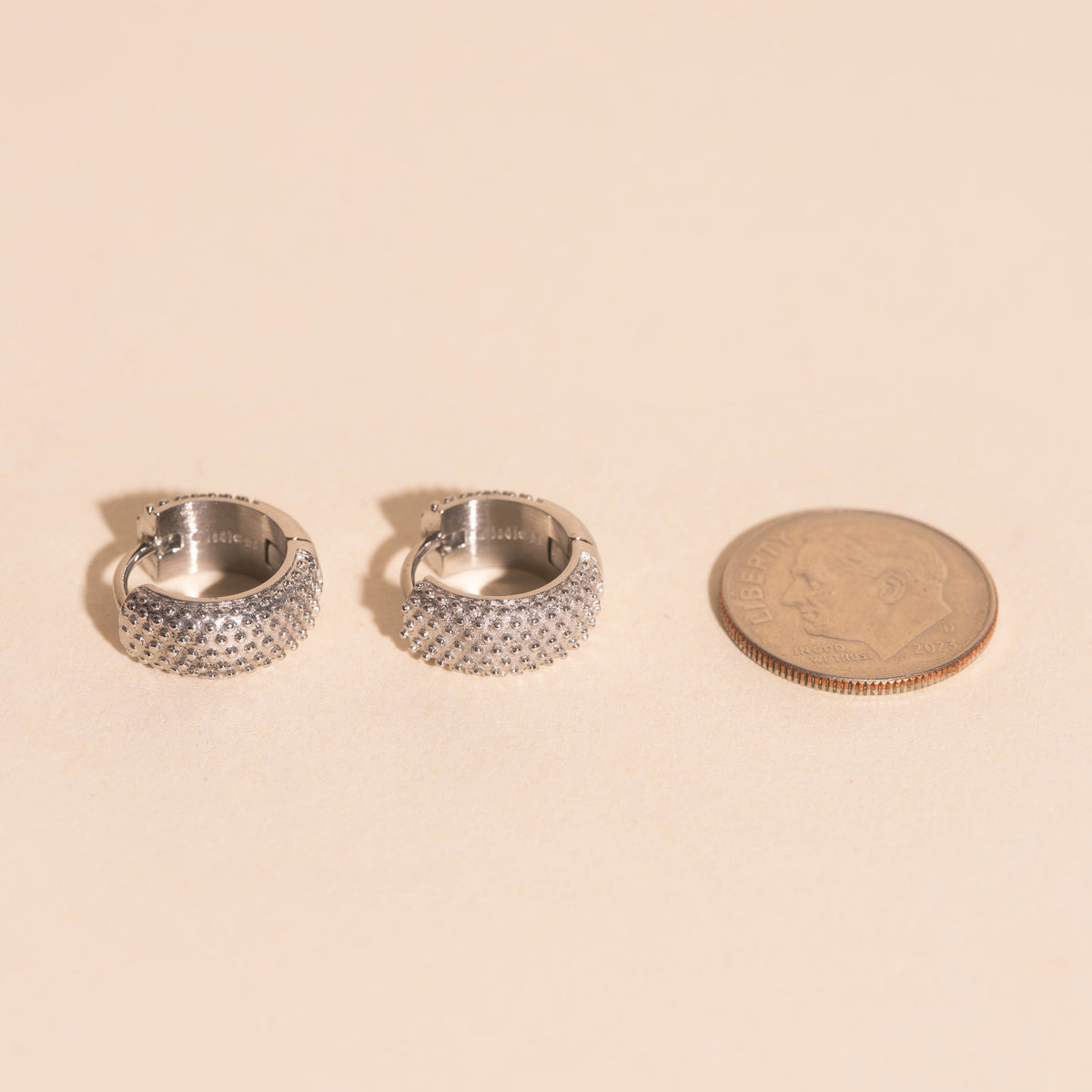 Party Super Chunky Huggie Hoop Earrings