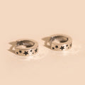 Star Chunky Huggie Hoop Earrings 5