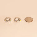 Daisy 3D Huggie Hoop Earrings 7