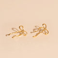 Dainty Bow Stud Earrings 1