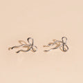 Dainty Bow Stud Earrings 7