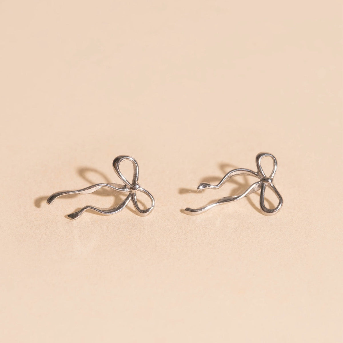 Dainty Bow Stud Earrings