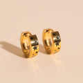 Star Chunky Huggie Hoop Earrings 4