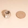 Paw Print Super Chunky 3D Huggie Hoop Earrings 5
