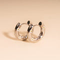 Daisy Chunky Rounded Huggie Hoop Earrings 5