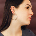 Circle Rounded Huggie Hoop Earrings 3
