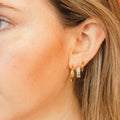 Circle Rounded Huggie Hoop Earrings 6