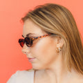 Circle Rounded Huggie Hoop Earrings 9