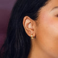 NYC 3D Huggie Hoop Earrings 6