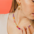 Rainbow Necklace (17") 7
