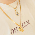 September Birthstone Necklace Charm 2