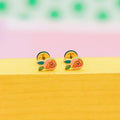 Rosette Stud Earrings 1