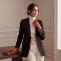 P2666 (orange) – Women’s unlined Italian lambskin leather dress gloves 4
