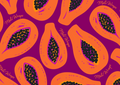 Papaya Kitchen Towel Set of 2 100% Cotton 3