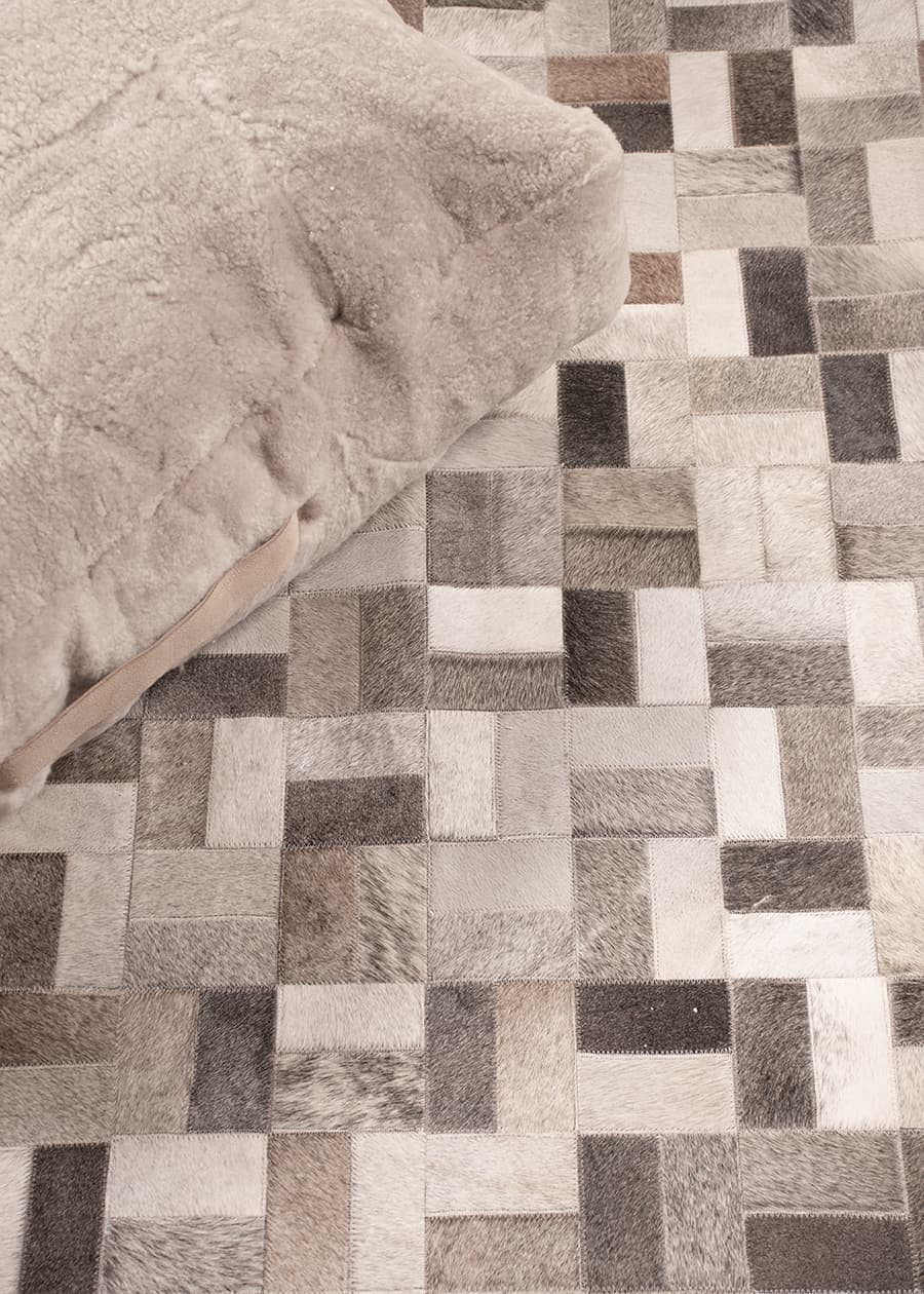 Parquet – Bespoke Cowhide Rug – view 4