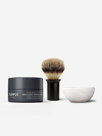 Perfect Shave Set (Shave Cream + Brush + Bowl)