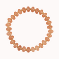 Peach Gemstone Stretch Bracelet 7